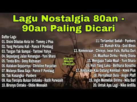 Tembang Kenangan - Lagu Nostalgia - Tommy J Pisa - Pance f Pondang