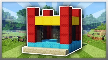 ✔️ Working BOUNCY CASTLE in Minecraft!