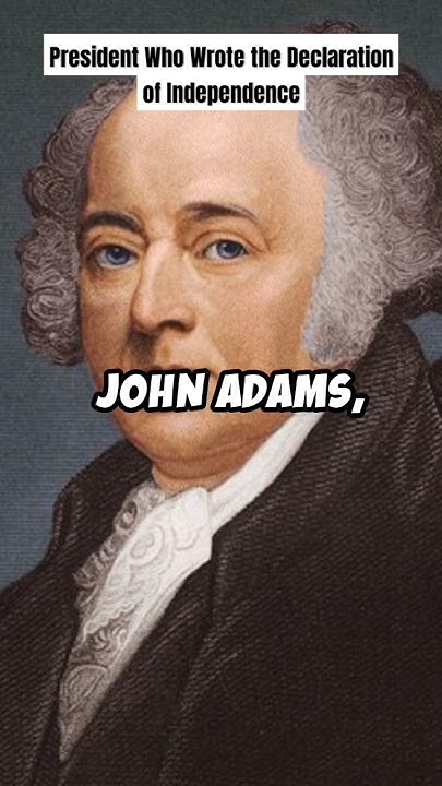 which president authored the declaration of independence