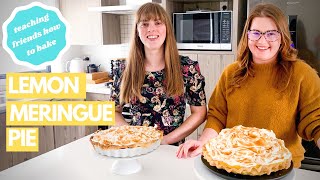 Lemon Meringue Pie l Teaching My Friends How to Bake l Messie Jessie