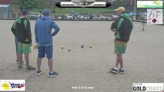 Bowls QLD State Triples Championships 2019 - Men's Grand Final, Eric Johannes vs Aron Sherriff