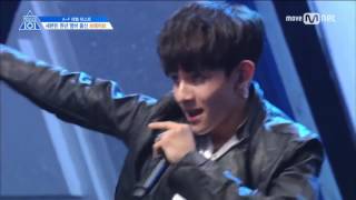 [ENG/CC] Produce 101 Kim Samuel Evaluation Performance