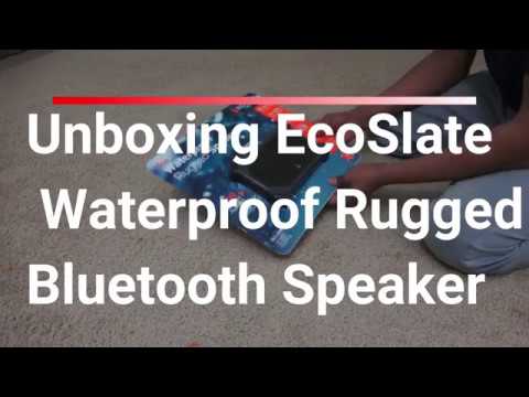 nature kpop Unboxing ECOXGEAR EcoSlate Rugged Wireless Bluetooth Speaker