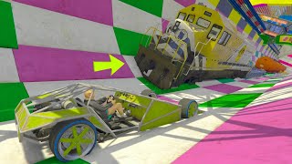 GTA 5 ONLINE🐷 FACE TO FACE CON TRENO SUPER CAOTICO  !!! 🐷 DAJE !!!