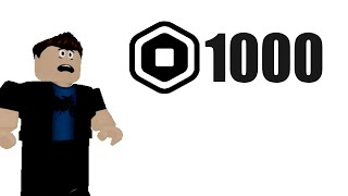 1000 ROBLOX ROBUX IN YOUR ACCOUNT