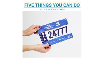 Five Things You Can Do With Your Race Bibs!