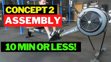 Concept 2 Rower Assembly: The FASTEST WAY To Assemble