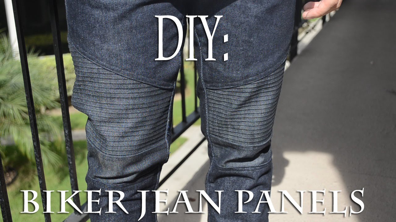 SIZE 2 Adult Biker Knee Patch Pattern & Tutorial Jeans Patch DIY