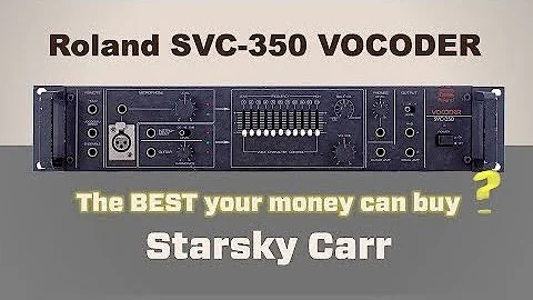 Roland VOCODER SVC-350 // I LOVE this thing