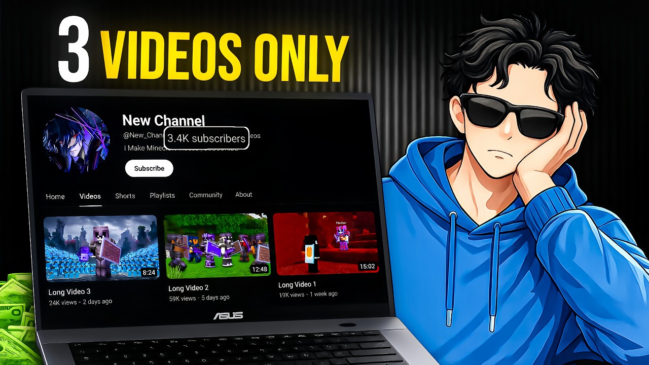 I Upload Only 3 Minecraft Long Videos (Shocking Results 🤯)