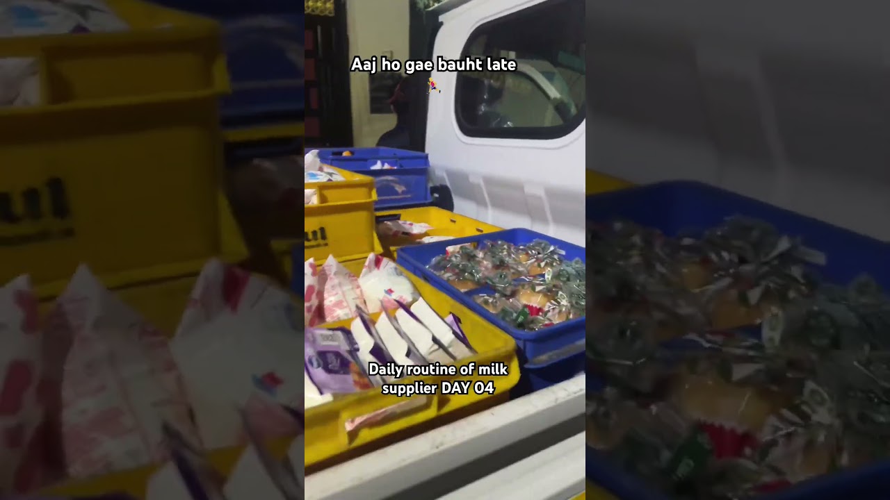 Milk man daily life !!