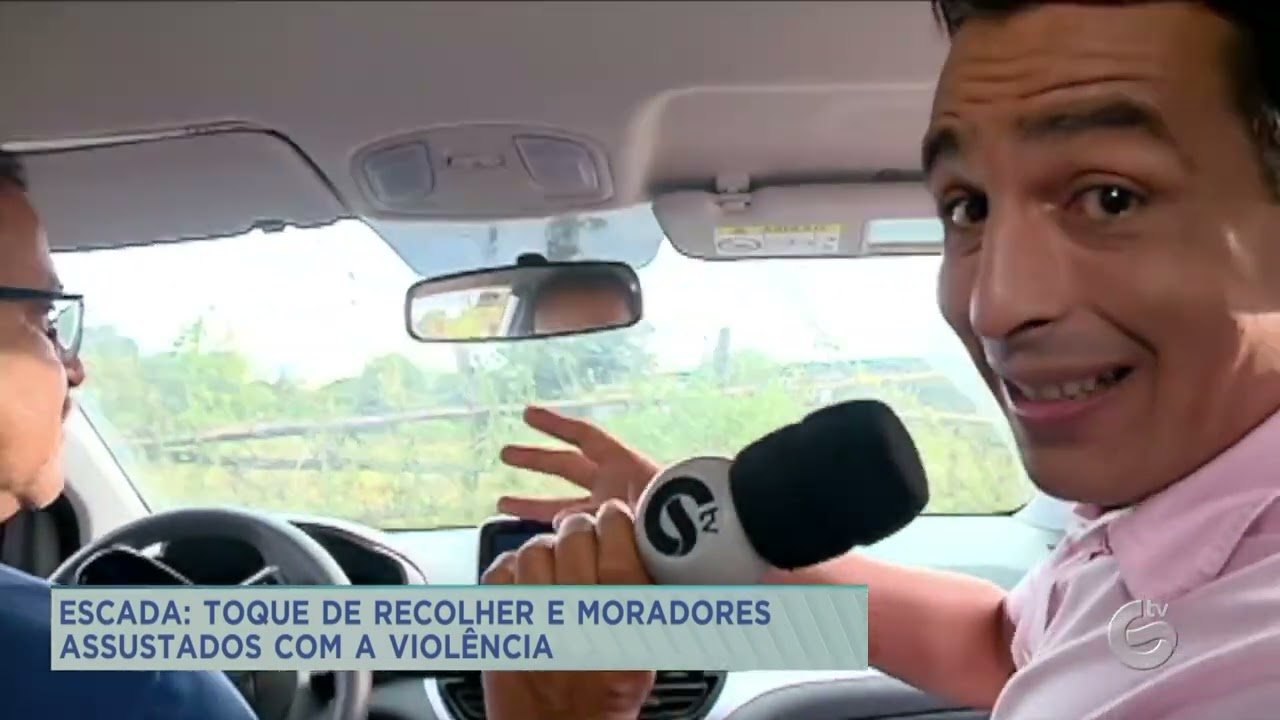 Escada: toque de recolher e moradores assustados com a violência