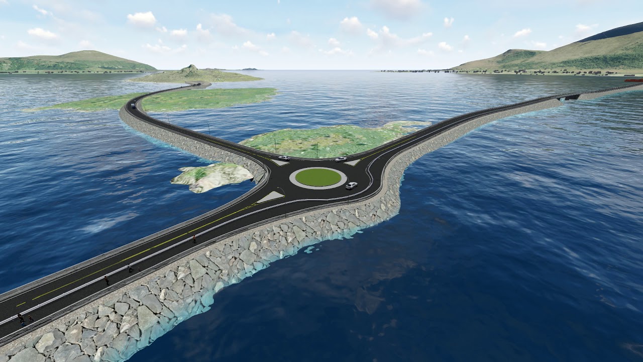 Nordøyvegen 3D visualisering