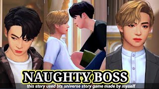 naughty boss episode 42| bts universe story game| indo+English subtitle