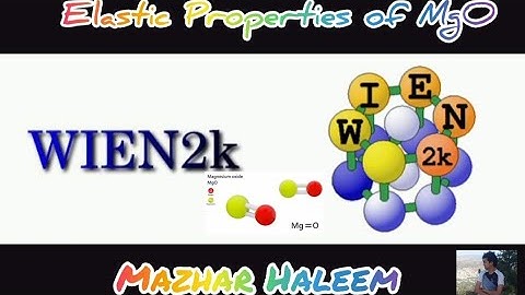 Elastic Properties of MgO material