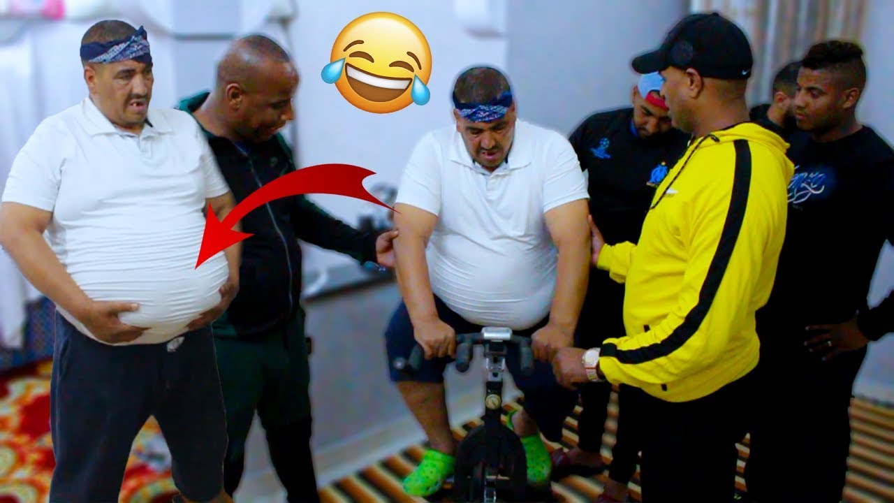 نيبا خرجت منو مع مدربين ( كان غادي يسخف لينا  )