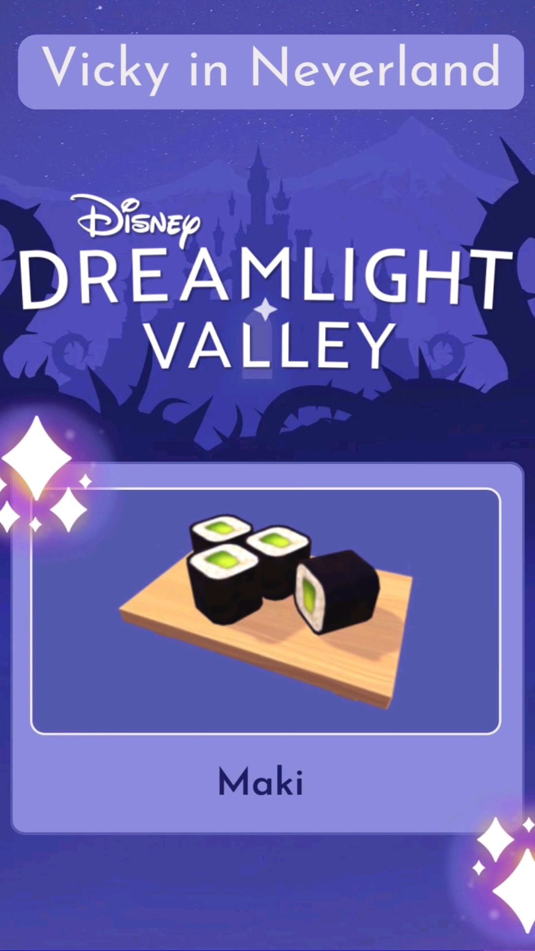 Maki recipe - Disney Dreamlight Valley - YouTube