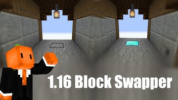 How to build a BLOCK SWAPPER in Minecraft 1.16!