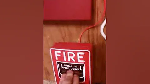 Quick  test of my fire lite ms-2 fire alarm  control panel