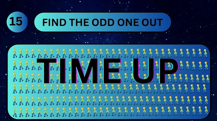 "Find the Odd Emoji Challenge - Test Your Brain Power!"