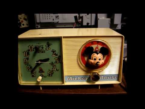 Repair Of A 1971 General Electric Mickey Mouse Solid State AM Clock Radio