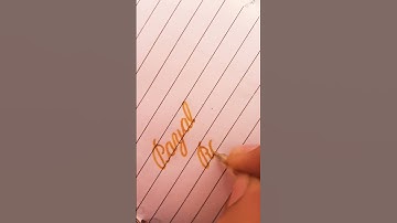 Payal Raghav (name) 👌 in cursive writting #viral #ytshort @Calligraphy shorts