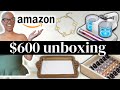 Unboxing 600 worth of amazon home items i panic bought at 3 am  may amazon home haul 2024