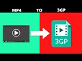 How to convert video File to 3gp  /  Hd video to 3pp