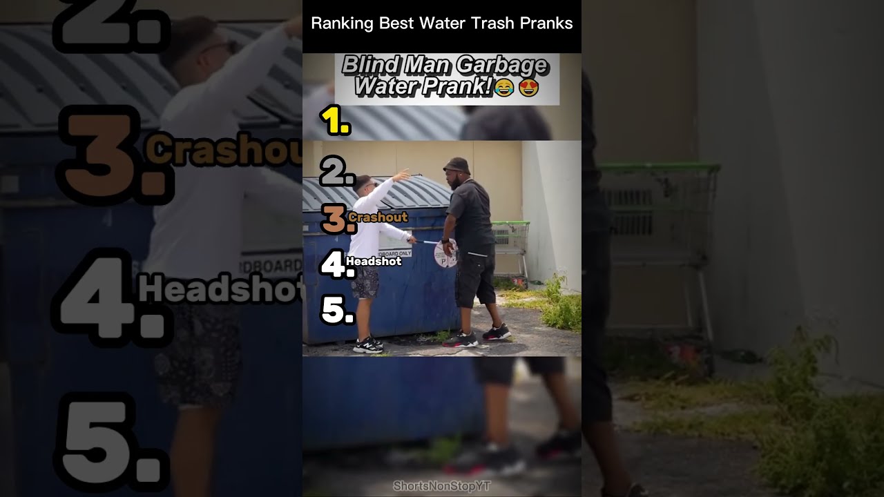 Ranking The Best Blind Man Trash Pranks 