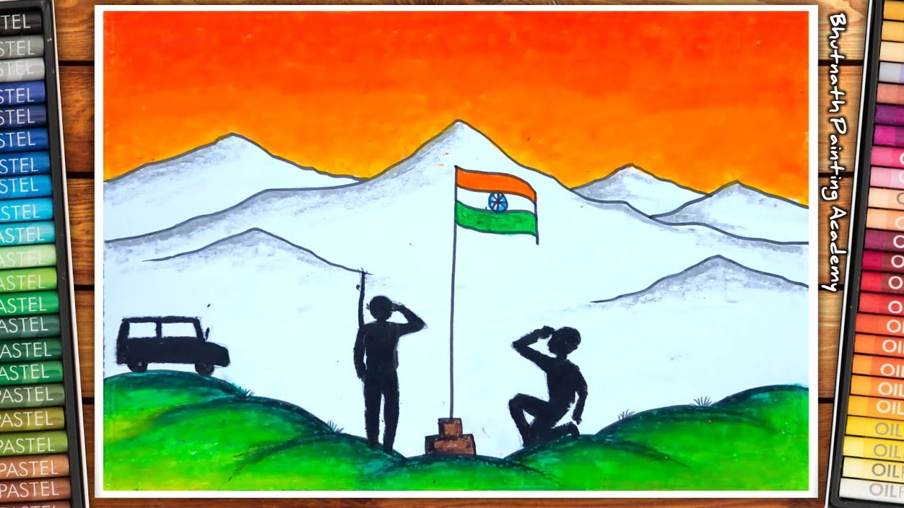 Share 129+ indian army poster drawing latest - vietkidsiq.edu.vn
