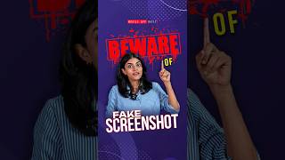 How to beware of fake screenshot!