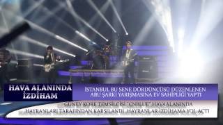 Güney Koreli Rock Grubu İçin Havaalanında İzdiham