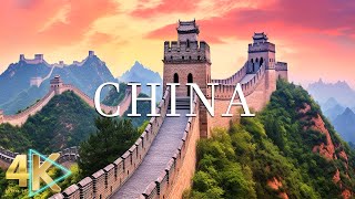 FLYING OVER CHINA (4K UHD)  Relaxing Music Along With Beautiful Nature Videos  4K Video Ultra HD