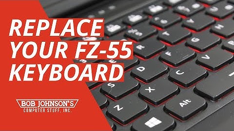 Panasonic Toughbook FZ-55 KEYBOARD Replacement - Hands On