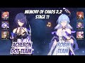 Acheron team  robin x himeko herta memory of chaos stage 11 3 stars  honkai star rail