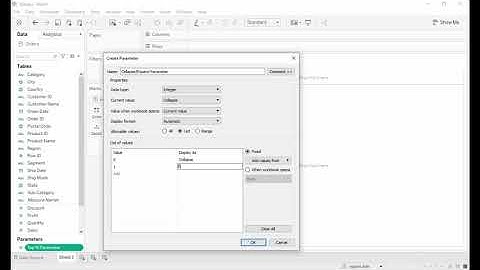 How to Create a Top N Chart with Parameter by Date in Tableau Desktop.