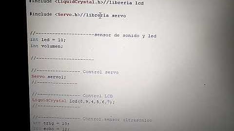 Programa proyecto final Arduino