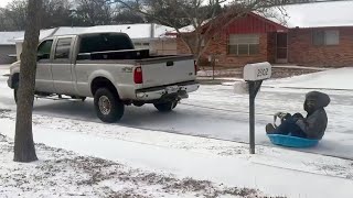 Street Sledding In Kerrville