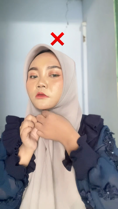 Tips hijab untuk wajah bulat✨ #tutorialhijab