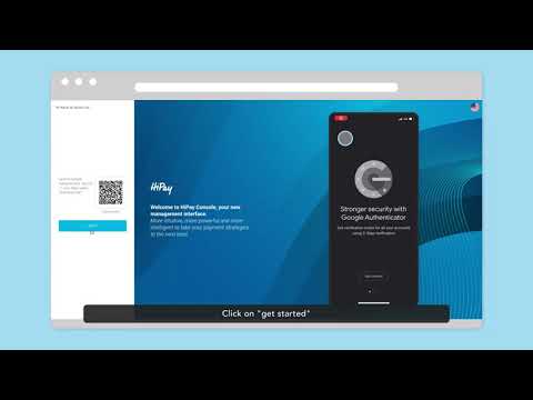 HiPay Console - Double authentification via Google Authenticator