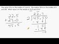 Finding the Middle Value Quiz