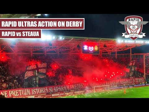 Ultras World - CSA Steaua vs Rapid Bucharest 14.04.18 4th Divsion Romania