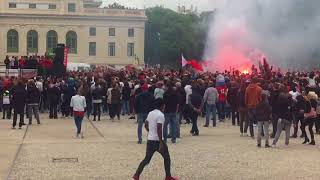 Nîmes Olympique ligue 1 Rassemblement aux Arènes #2