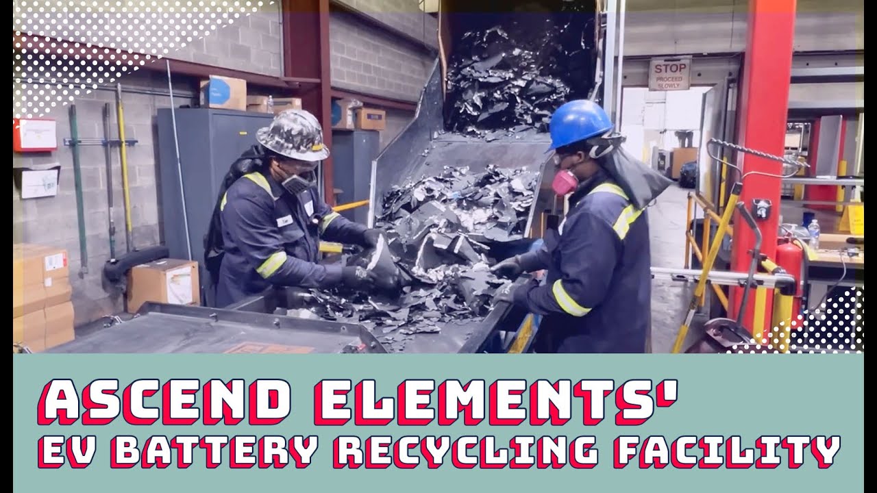 A look inside Ascend Elements' EV battery recycling facility