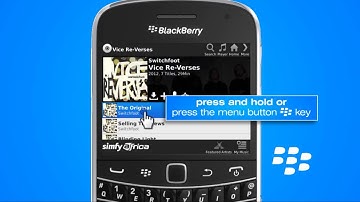 How to add a track to the music player on a blackberry handset New updated