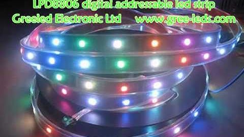 arduino lpd8806 led strip .AVI