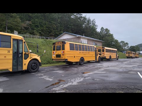 Touring the Hiwassee Dam Elementary Middle & High School Bus Lot