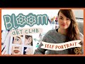 A new Art Challenge! Painting a self portrait 😱 #BloomArtClub 01 with Jessica Elena