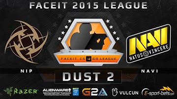 NiP vs NaVi - Dust 2 (FACEIT 2015 League)