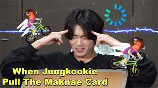 When Jungkookie Pull The Maknae Card